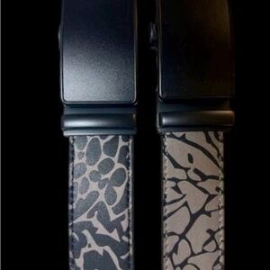 Men’s Elephant print adjustable belt